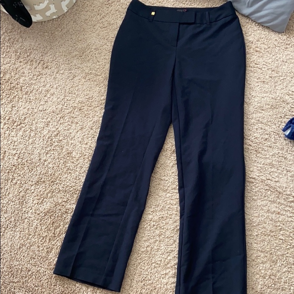 Navy / dark blue dress pants